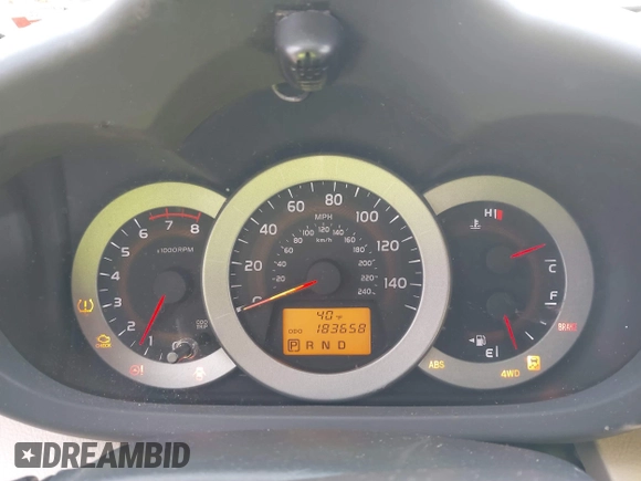 2009 Toyota RAV4 Ltd with VIN 2T3BK31VX9W007335, listed as a IAAI auction lot 41699993 with 183,658 mi miles. Bid and sale history available at carsss.com. Image 7.