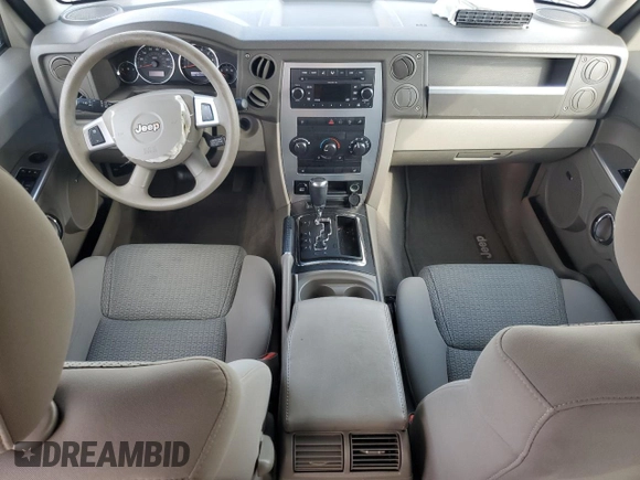 2009 Jeep Commander Sport with VIN 1J8HH48K59C514861, listed as a Copart auction lot 44076015 with 129,674 mi miles and Salvage title. Bid and sale history available at DreamBid. Image 8.