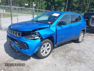 2024 Jeep Compass Latitude with VIN 3C4NJDBN8RT119496, listed as a IAAI auction lot 42608637 with 32,417 mi miles and . Bid and sale history available at DreamBid. Image 17.