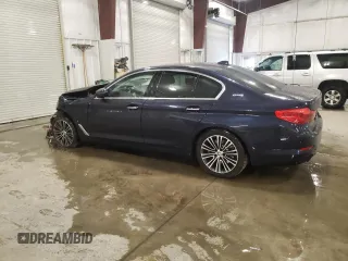 2018 BMW 5 Series 530e xDrive with VIN WBAJB1C50JB084044, listed as a Copart auction lot 53047185 with Not Provided miles and Salvage Title. Bid and sale history available at carsss.com. Image 2.