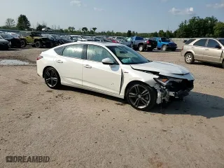 2023 Acura Integra w/A-Spec Package with VIN 19UDE4H36PA018789, listed as a Copart auction lot 71048464 with 33,634 mi miles and Salvage Title. Bid and sale history available at carsss.com. Image 14.