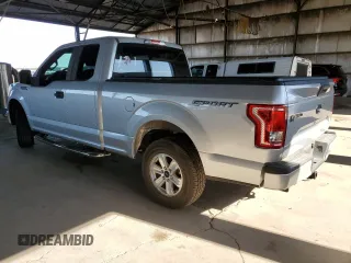 2015 Ford F-150 XL with VIN 1FTEX1CP0FKE50583, listed as a Copart auction lot 52542995 with 51,656 mi miles and Salvage Title. Bid and sale history available at carsss.com. Image 2.
