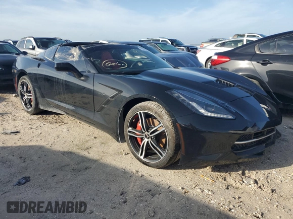 2015 Chevrolet Corvette 1LT with VIN 1G1YA2D77F5109465, listed as a Copart auction lot 79630654 with 87,098 mi miles and Salvage Title. Bid and sale history available at carsss.com. Image 4.