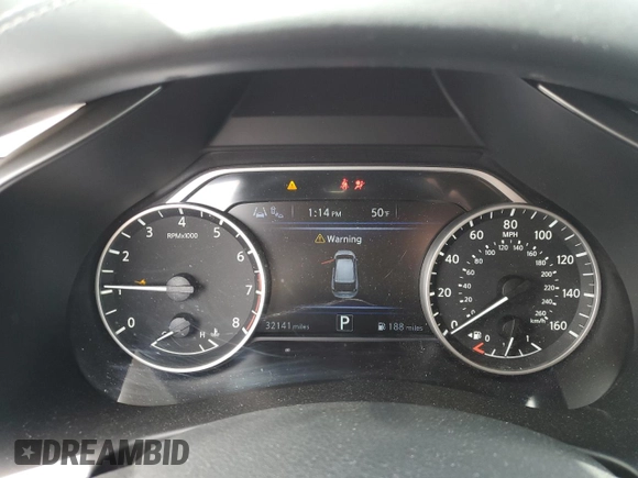 2020 Nissan Murano SV with VIN 5N1AZ2BS8LN145150, listed as a Copart auction lot 51501785 with 32,141 mi miles and Salvage Title. Bid and sale history available at DreamBid. Image 9.