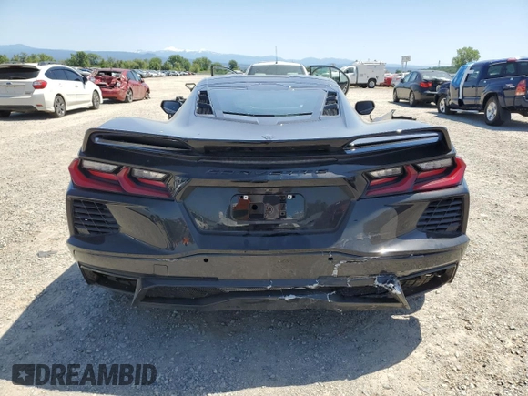 2022 Chevrolet Corvette 1LT with VIN 1G1YA2D49N5103512, listed as a Copart auction lot 54612185 with 18,479 mi miles and Salvage title. Bid and sale history available at DreamBid. Image 6.