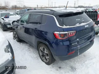 2021 Jeep Compass Limited with VIN 3C4NJDCB3MT594308, listed as a IAAI auction lot 41260655 with 79,990 mi miles and . Bid and sale history available at DreamBid. Image 3.