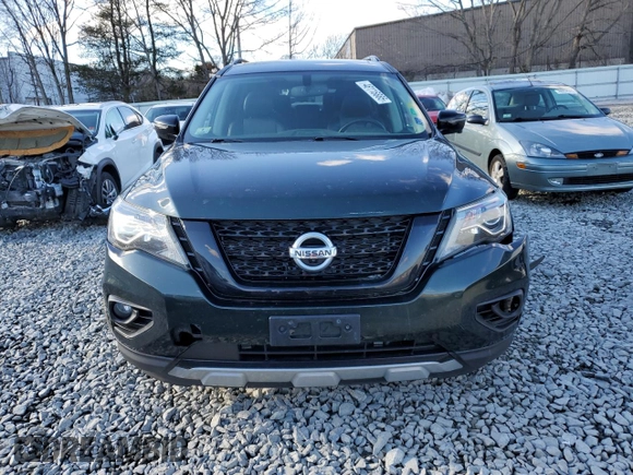 2019 Nissan Pathfinder SV with VIN 5N1DR2MM2KC650705, listed as a Copart auction lot 48116885 with 114,862 mi miles and Salvage Title. Bid and sale history available at carsss.com. Image 5.