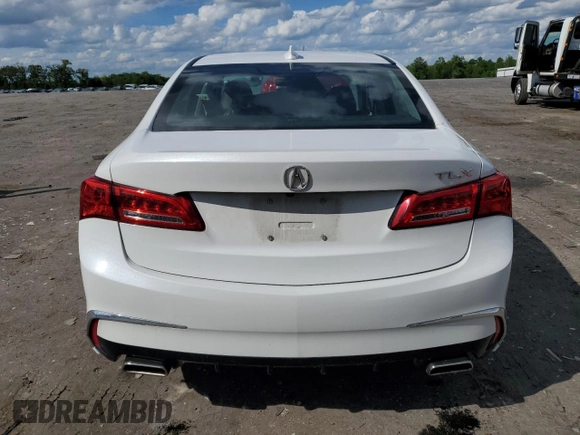 2020 Acura TLX Technology with VIN 19UUB2F45LA002554, listed as a Copart auction lot 56030465 with 62,330 mi miles and Salvage title. Bid and sale history available at DreamBid. Image 6.