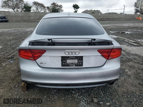 2012 Audi A7 3.0 Prestige with VIN WAUSGAFC1CN017664, listed as a Copart auction lot 44641245 with 160,746 mi miles and Salvage Title. Bid and sale history available at carsss.com. Image 6.