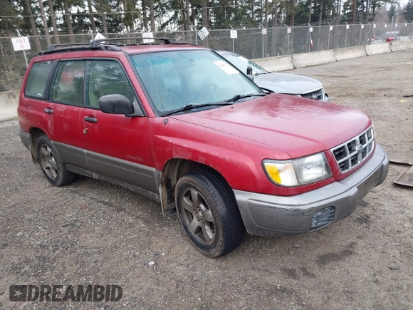 1998 Subaru Forester S with VIN JF1SF655XWH783942, listed as a IAAI auction lot 41466532 with 388,888 mi miles. Bid and sale history available at carsss.com. Image 1.
