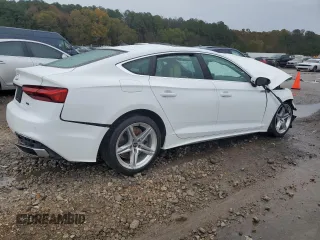 2021 Audi A5 Sportback S line Premium Plus with VIN WAUFACF54MA041742, listed as a Copart auction lot 48866535 with 0 mi miles and Salvage Title. Bid and sale history available at carsss.com. Image 3.