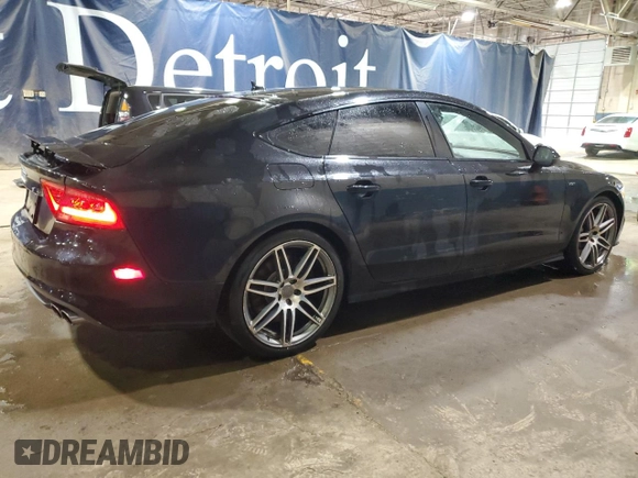 2014 Audi S7 Prestige with VIN WAUW2AFC0EN029419, listed as a Copart auction lot 50169735 with 89,888 mi miles and Clean Title. Bid and sale history available at carsss.com. Image 3.