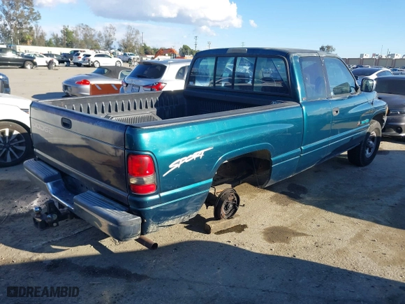 1996 Dodge Ram 1500 with VIN 3B7HC13Z1TG150225, listed as a IAAI auction lot 41732578 with 167,314 mi miles. Bid and sale history available at carsss.com. Image 4.