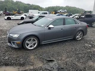 2019 Audi S4 Premium Plus with VIN WAUB4AF44KA118902, listed as a Copart auction lot 64625044 with 75,042 mi miles and Salvage Title. Bid and sale history available at carsss.com. Image 1.