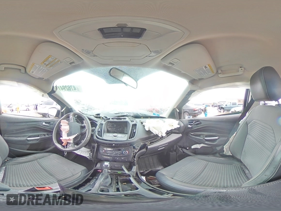 2017 Ford Escape SE with VIN 1FMCU9G90HUA22896, listed as a Copart auction lot 47629415 with Not Provided miles and Salvage Title. Bid and sale history available at DreamBid. Image 13.
