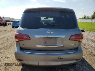 2012 Infiniti QX56 7-passenger with VIN JN8AZ2NEXC9023641, listed as a Copart auction lot 71316494 with 107,827 mi miles and Salvage Title. Bid and sale history available at carsss.com. Image 6.