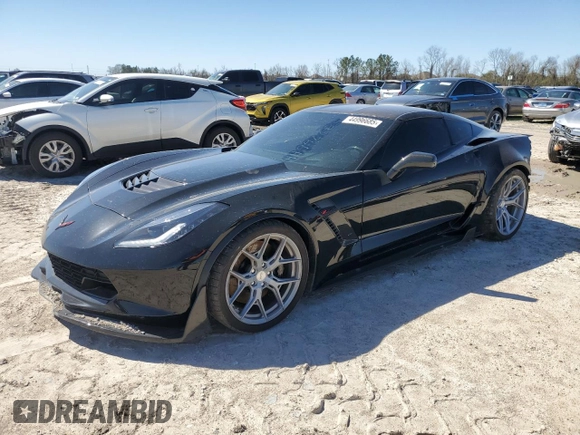2015 Chevrolet Corvette Z06 3LZ with VIN 1G1YT2D61F5603662, listed as a Copart auction lot 44996685 with 11,996 mi miles and Salvage title. Bid and sale history available at DreamBid. Image 1.