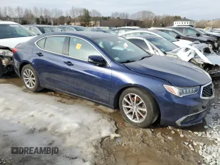 2019 Acura TLX with VIN 19UUB1F3XKA007491, listed as a Copart auction lot 46904075 with 0 mi miles and Salvage Title. Bid and sale history available at carsss.com. Image 4.