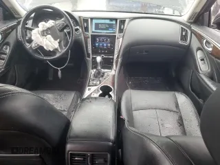 2014 Infiniti Q50 Premium with VIN JN1BV7AR9EM707892, listed as a Copart auction lot 63298055 with 144,391 mi miles and Salvage title. Bid and sale history available at DreamBid. Image 8.