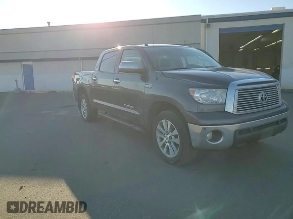 2012 Toyota Tundra 4WD Truck LTD with VIN 5TFHY5F19CX230818, listed as a Copart auction lot 44818815 with 145,561 mi miles and Salvage Title. Bid and sale history available at carsss.com. Image 10.
