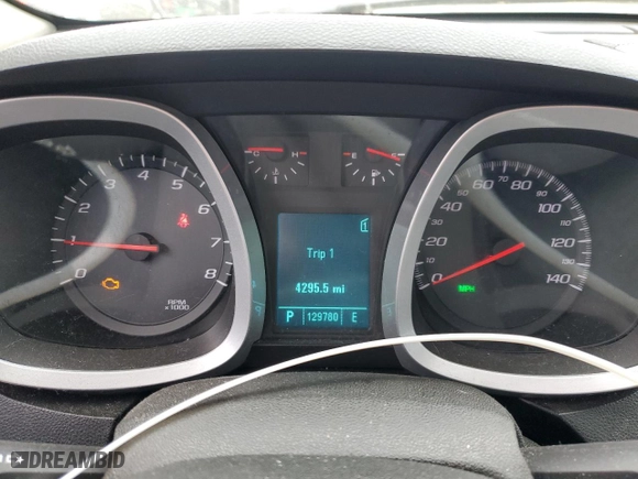 2011 Chevrolet Equinox LT w/2LT with VIN 2CNFLNEC2B6318399, listed as a Copart auction lot 48216425 with 129,780 mi miles and Clean Title. Bid and sale history available at carsss.com. Image 9.