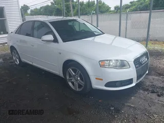 2008 Audi A4 2.0T with VIN WAUDF78E38A056297, listed as a IAAI auction lot 42648750 with 163,969 mi miles and . Bid and sale history available at DreamBid. Image 1.
