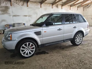 2008 Land Rover Range Rover Sport SC with VIN SALSH23448A147884, listed as a Copart auction lot 86690494 with 128,847 mi miles and Clean Title. Bid and sale history available at carsss.com. Image 1.