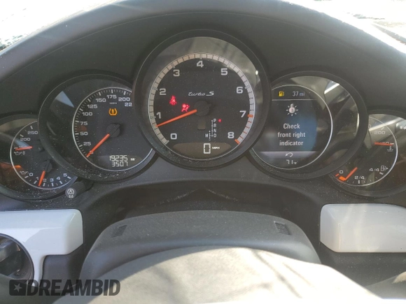 2015 Porsche 911 Turbo S with VIN WP0AD2A9XFS160370, listed as a Copart auction lot 77165054 with 19,235 mi miles and Salvage Title. Bid and sale history available at DreamBid. Image 9.