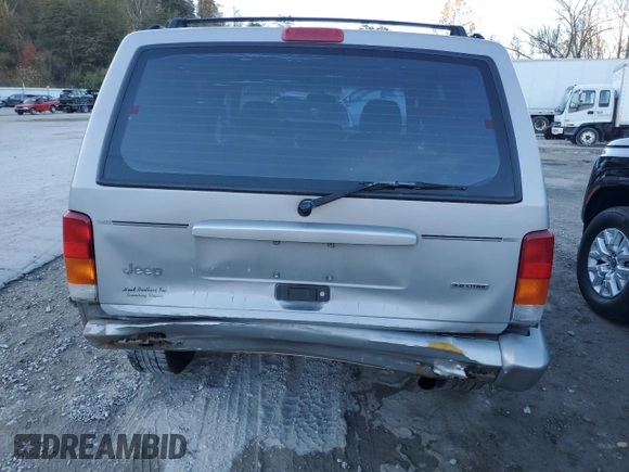 2001 Jeep Cherokee Sport with VIN 1J4FF58S71L576951, listed as a Copart auction lot 78390844 with 267,142 mi miles and Salvage title. Bid and sale history available at DreamBid. Image 6.