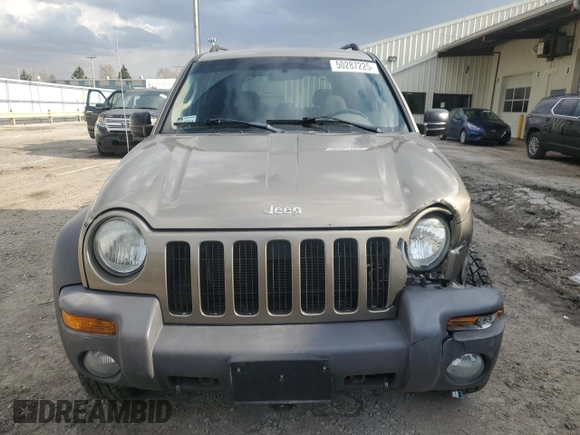2004 Jeep Liberty Sport with VIN 1J4GL48K04W105430, listed as a Copart auction lot 50287225 with 135,682 mi miles and Clean Title. Bid and sale history available at carsss.com. Image 5.
