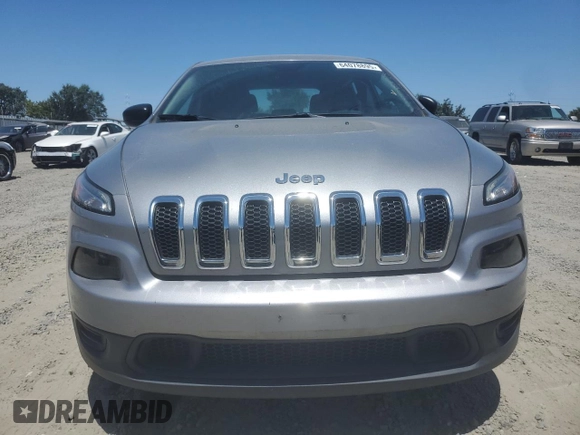 2016 Jeep Cherokee Sport with VIN 1C4PJLAB8GW207708, listed as a Copart auction lot 64078895 with 136,300 mi miles and Clean title. Bid and sale history available at DreamBid. Image 5.