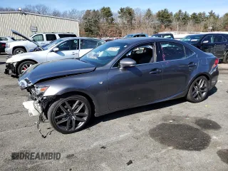 2015 Lexus IS 250 with VIN JTHCF1D22F5020807, listed as a Copart auction lot 48802575 with 106,707 mi miles and Salvage Title. Bid and sale history available at DreamBid. Image 1.
