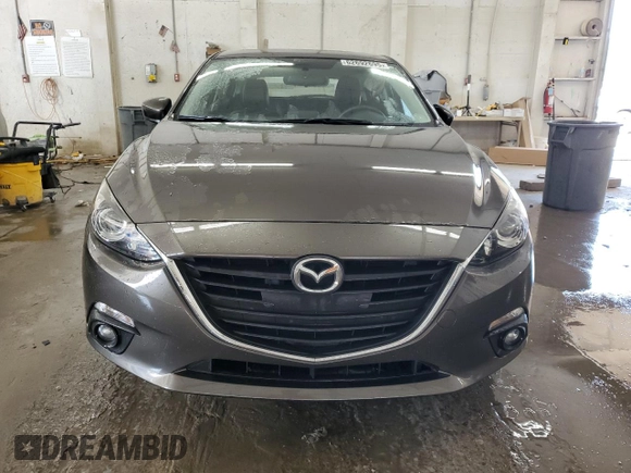 2015 Mazda 3 i Grand Touring with VIN JM1BM1M75F1231814, listed as a Copart auction lot 62692695 with 49,253 mi miles and Salvage title. Bid and sale history available at DreamBid. Image 5.