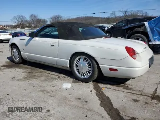 2003 Ford Thunderbird Deluxe with VIN 1FAHP60AX3Y114447, listed as a Copart auction lot 45698105 with Not Provided miles and Non Repairable. Bid and sale history available at DreamBid. Image 2.