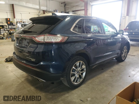 2017 Ford Edge Titanium z VIN 2FMPK4K96HBB55413, wystawiony jako Copart lot #53879345 z przebiegiem 94 529 mil mil oraz Czysty tytuł • Clean title. Historia ofert i sprzedaży dostępna na DreamBid. Obrazek 3.