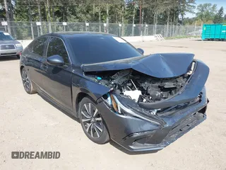2024 Honda Civic EX-L z VIN 19XFL1H79RE030577, wystawiony jako IAAI lot #42117617 z przebiegiem 12 641 mil mil oraz . Historia ofert i sprzedaży dostępna na DreamBid. Obrazek 1.