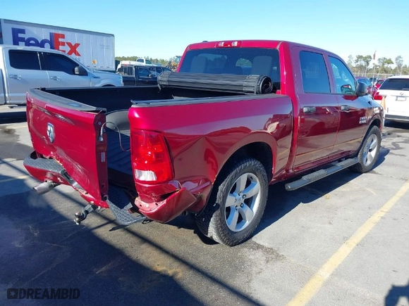 2014 Ram 1500 Express with VIN 1C6RR6KT9ES458520, listed as a IAAI auction lot 41259742 with 89,064 mi miles. Bid and sale history available at carsss.com. Image 4.