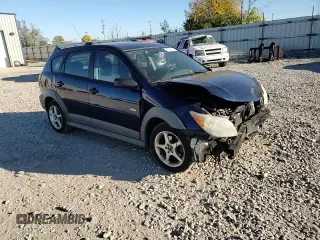 2005 Pontiac Vibe with VIN 5Y2SL638X5Z438340, listed as a Copart auction lot 75107654 with 202,126 mi miles and Non Repairable. Bid and sale history available at carsss.com. Image 11.