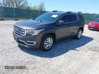 2017 GMC Acadia SLT with VIN 1GKKNULS0HZ219700, listed as a IAAI auction lot 41907572 with 102,915 mi miles. Bid and sale history available at carsss.com. Image 2.