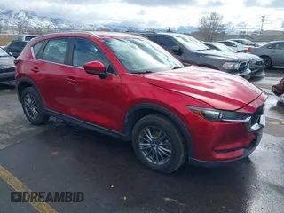 2017 Mazda CX-5 Sport with VIN JM3KFBBL8H0218104, listed as a IAAI auction lot 41600490 with 95,063 mi miles. Bid and sale history available at carsss.com. Image 1.