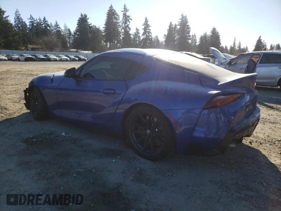 2024 Toyota Supra 3.0 with VIN WZ1DB0G08RW065269, listed as a Copart auction lot 44769835 with 3,465 mi miles and Salvage title. Bid and sale history available at DreamBid. Image 2.