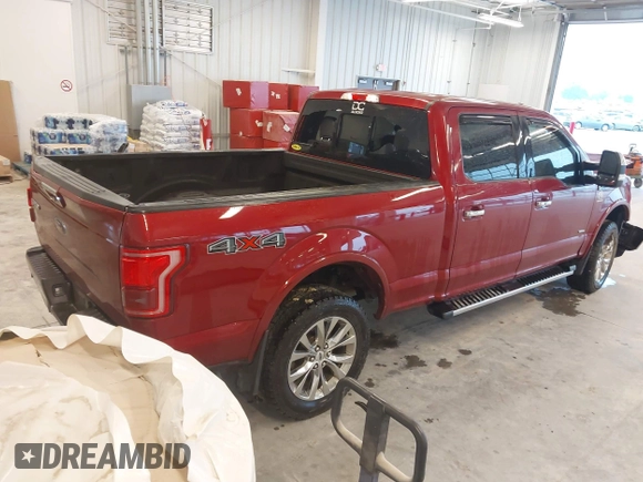 2016 Ford F-150 XLT with VIN 1FTFW1EGXGKD10644, listed as a IAAI auction lot 42211237 with 142,441 mi miles and . Bid and sale history available at DreamBid. Image 4.