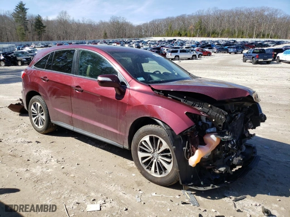 2018 Acura RDX w/Advance Pkg with VIN 5J8TB4H70JL007113, listed as a Copart auction lot 49409345 with 0 mi miles and Salvage Title. Bid and sale history available at carsss.com. Image 4.