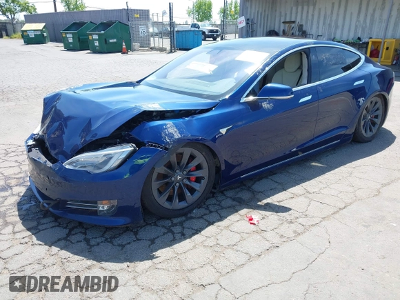2017 Tesla Model S 100D with VIN 5YJSA1E44HF220391, listed as a IAAI auction lot 37381201 with Not Provided miles and . Bid and sale history available at DreamBid. Image 19.