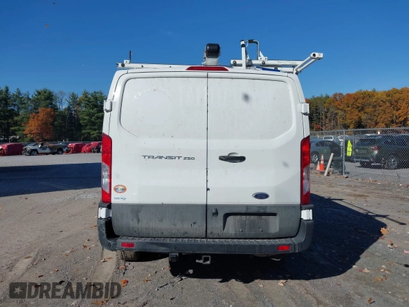 2023 Ford Transit Cargo with VIN 1FTBR1Y86PKA79798, listed as a IAAI auction lot 40155361 with 28,670 mi miles and . Bid and sale history available at DreamBid. Image 15.