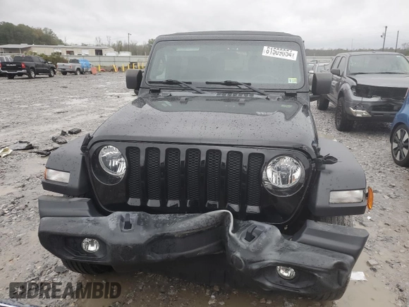 2019 Jeep Wrangler Sport S с VIN 1C4GJXAG4KW632368, выставлен на аукционе Copart как лот 81509054 с пробегом 46 768 миль миль и Списание • Salvage title. История ставок и продаж доступна на DreamBid. Изображение 5.