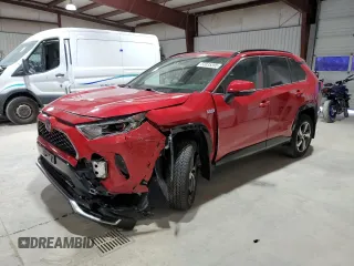 2021 Toyota RAV4 SE with VIN JTMAB3FV9MD036903, listed as a Copart auction lot 53035595 with 76,563 mi miles and Salvage title. Bid and sale history available at DreamBid. Image 1.