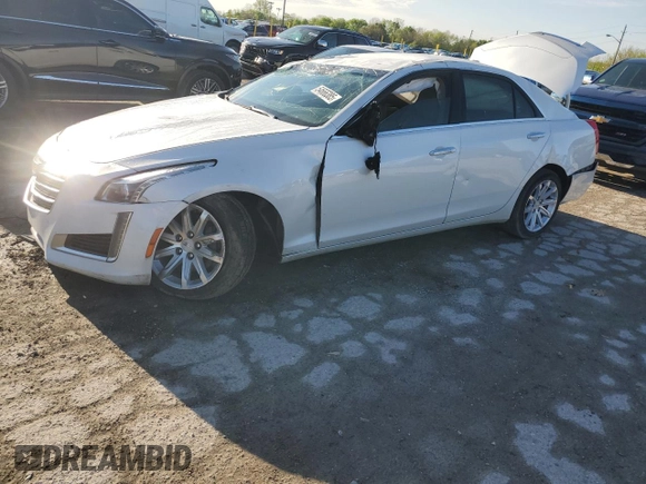 2015 Cadillac CTS RWD with VIN 1G6AP5SXXF0136820, listed as a Copart auction lot 54666385 with 129,763 mi miles and Clean title. Bid and sale history available at DreamBid. Image 1.