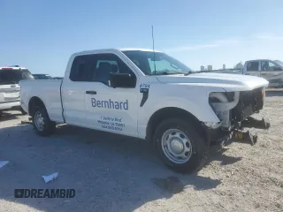 2021 Ford F-150 XL with VIN 1FTEX1C59MFD09404, listed as a Copart auction lot 87176314 with 93,801 mi miles and Salvage title. Bid and sale history available at DreamBid. Image 4.