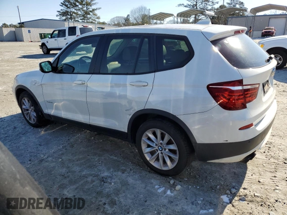 2013 BMW X3 xDrive28i with VIN 5UXWX9C56D0A27129, listed as a Copart auction lot 42236145 with 121,565 mi miles and Clean Title. Bid and sale history available at carsss.com. Image 2.